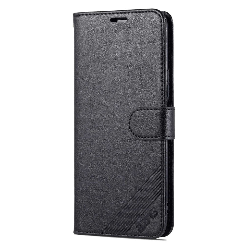 AZNS Phone Case for Huawei Enjoy 50 Pro 4G / nova Y90 4G, Full Body Protection PU Leather Phone Cover Shell with Foldable Stand