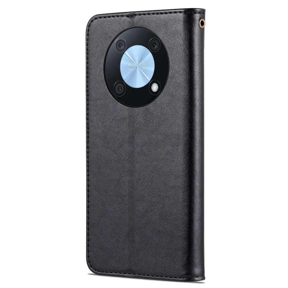 AZNS Phone Case for Huawei Enjoy 50 Pro 4G / nova Y90 4G, Full Body Protection PU Leather Phone Cover Shell with Foldable Stand