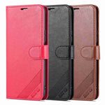 AZNS Phone Case for Huawei Enjoy 50 Pro 4G / nova Y90 4G, Full Body Protection PU Leather Phone Cover Shell with Foldable Stand