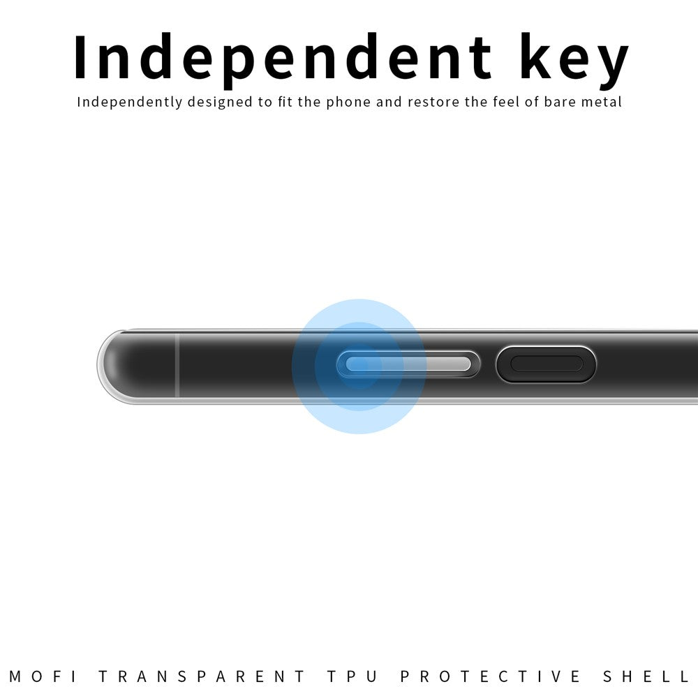 MOFI til Asus Zenfone 9 5G Krystalklar Anti-fald TPU Telefonetui Stødsikkert Smartphone Cover
