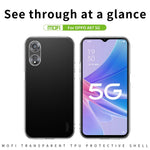 MOFI Shockproof Phone Case for Oppo A97 5G, Soft TPU High Transparency Cellphone Protective Cover