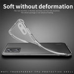 MOFI Shockproof Phone Case for Oppo A97 5G, Soft TPU High Transparency Cellphone Protective Cover