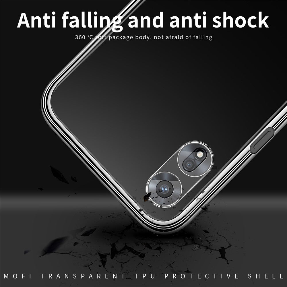 MOFI Shockproof Phone Case for Oppo A97 5G, Soft TPU High Transparency Cellphone Protective Cover