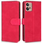 Til Motorola Moto G32 4G PU Læder Pung Etui Stander Hud-berøring Følelse Magnetisk Flip Beskyttende Telefon Cover
