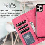 Til iPhone 14 Pro 6,1 tommer Mat Telefonbagskal Retro Stil Magnetisk Absorption Indvendig TPU Etui+PU Læder Cover Pung
