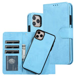Til iPhone 14 Pro 6,1 tommer Mat Telefonbagskal Retro Stil Magnetisk Absorption Indvendig TPU Etui+PU Læder Cover Pung