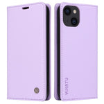 YIKATU YK- 001 for iPhone 13 mini 5.4 inch, Anti-shock PU Leather Wallet Case Stand Magnetic Closure Protective Phone Cover