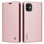 YIKATU Shockproof Phone Case for iPhone 12 mini 5.4 inch, YK- 001 Magnetic Closure Phone Cover Flip Leather Wallet Stand