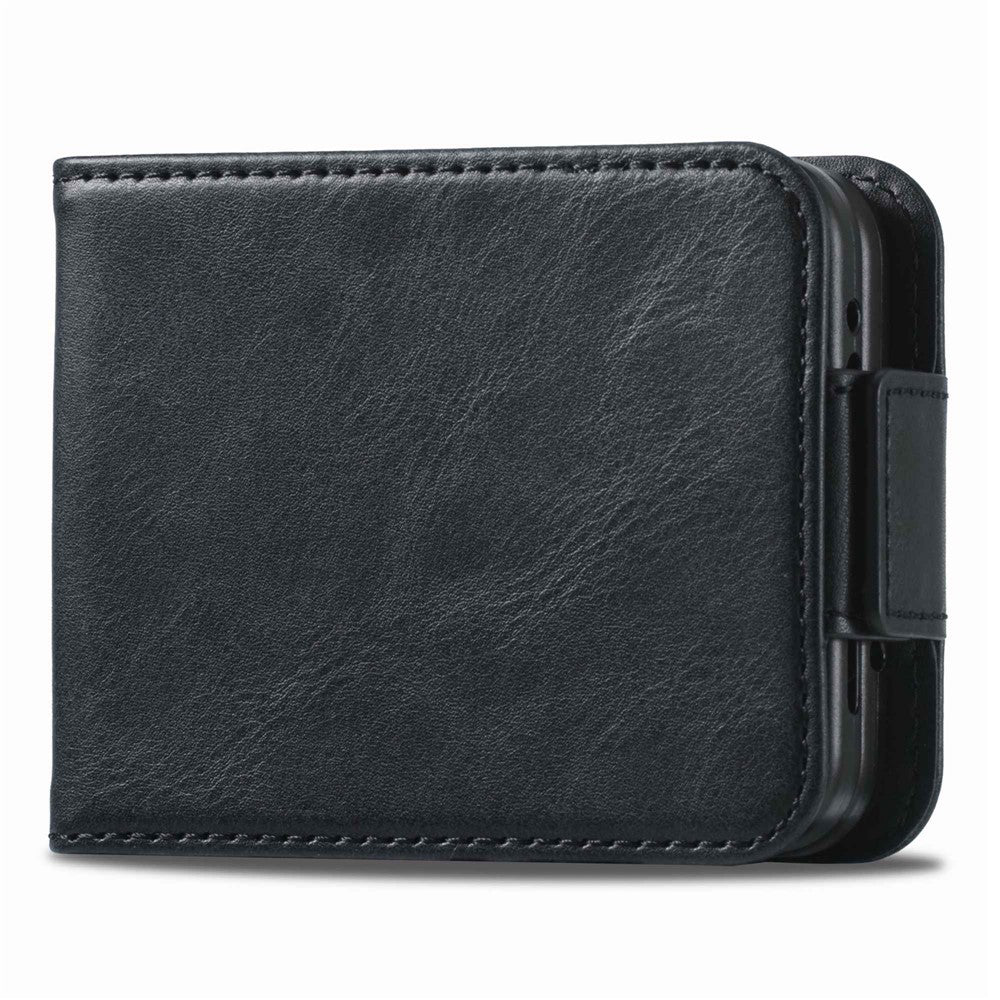 LC.IMEEKE for Samsung Galaxy Z Flip3 5G PU Leather + PC Phone Case RFID Blocking Protective Cellphone Cover Card Holder