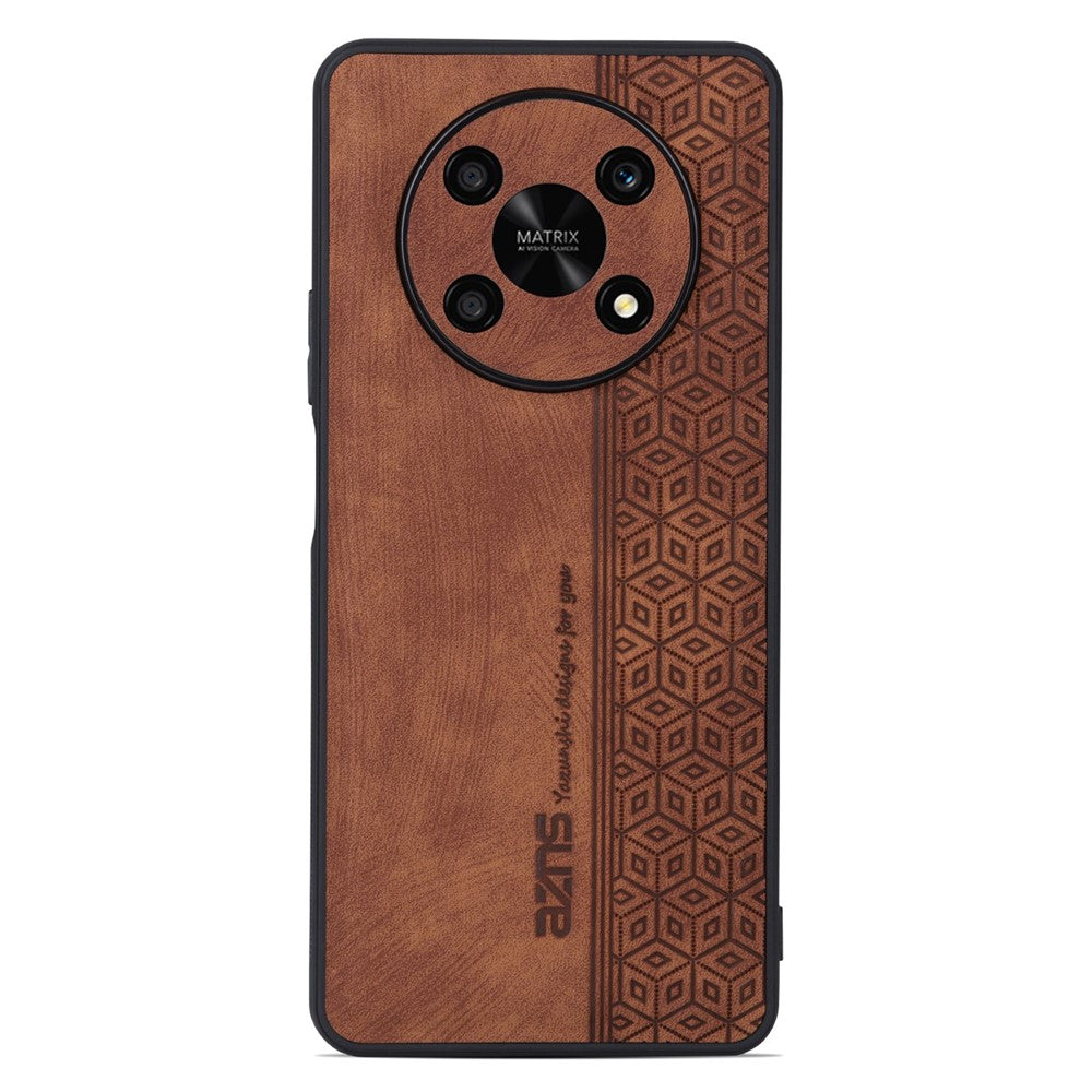 AZNS For Honor X9 5G / X30 5G / Magic4 Lite 5G Protective Case Anti-fall PU Leather Coated TPU Phone Cover
