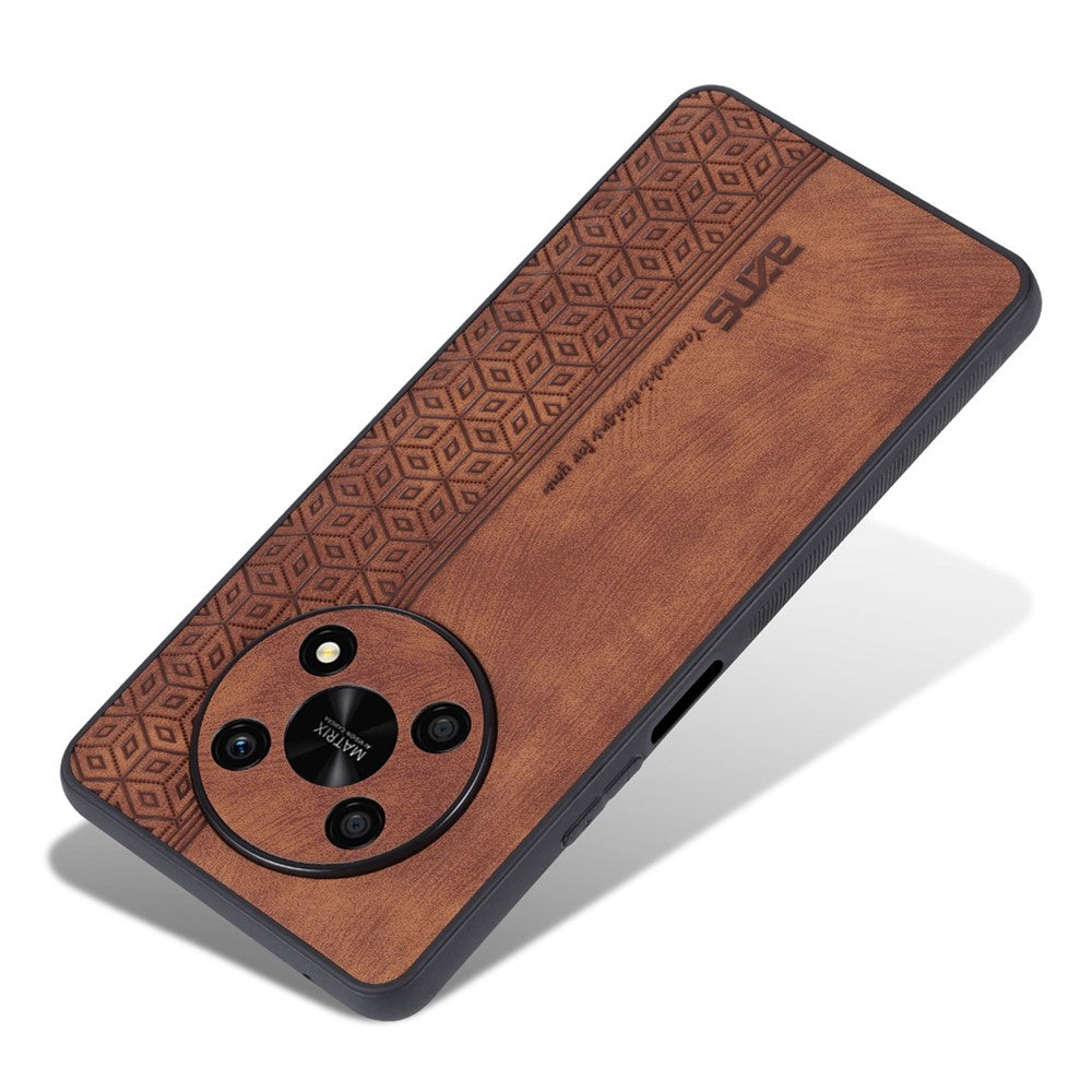 AZNS For Honor X9 5G / X30 5G / Magic4 Lite 5G Protective Case Anti-fall PU Leather Coated TPU Phone Cover