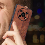 AZNS For Honor X9 5G / X30 5G / Magic4 Lite 5G Protective Case Anti-fall PU Leather Coated TPU Phone Cover