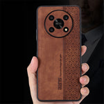 AZNS For Honor X9 5G / X30 5G / Magic4 Lite 5G Protective Case Anti-fall PU Leather Coated TPU Phone Cover