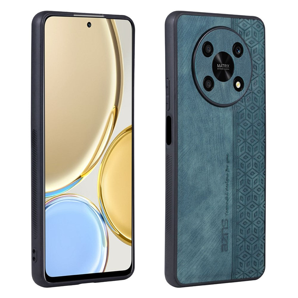 AZNS For Honor X9 5G / X30 5G / Magic4 Lite 5G Protective Case Anti-fall PU Leather Coated TPU Phone Cover