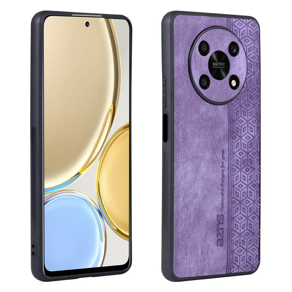 AZNS For Honor X9 5G / X30 5G / Magic4 Lite 5G Protective Case Anti-fall PU Leather Coated TPU Phone Cover