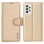 HANMAN Mill-serien för Samsung Galaxy A13 4G PU-läder Flip Folio Plånboksfodral Stötsäkert TPU Innerskal Stativ Magnetiskt Fodral