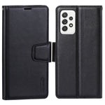 HANMAN Mill Series for Samsung Galaxy A13 4G PU Leather Flip Folio Wallet Case Shockproof TPU Inner Shell Stand Magnetic Cover