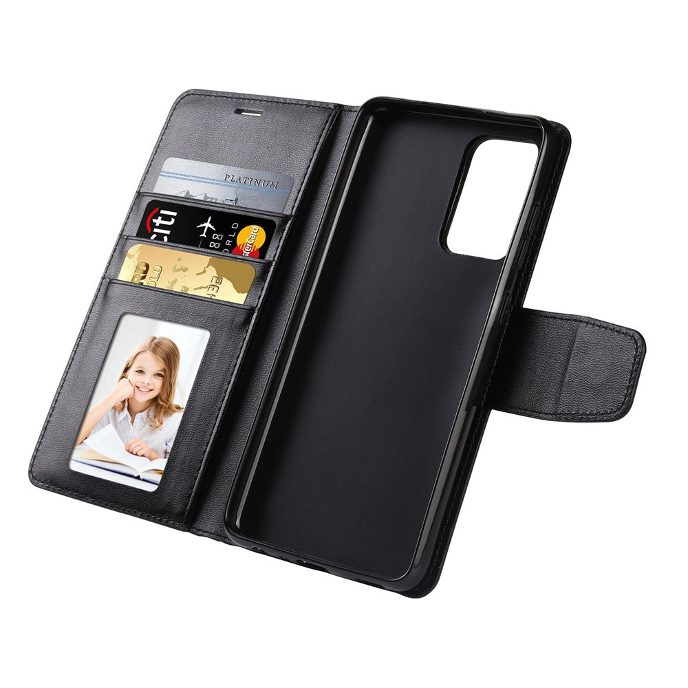 HANMAN Mill Series for Samsung Galaxy A13 4G PU Leather Flip Folio Wallet Case Shockproof TPU Inner Shell Stand Magnetic Cover