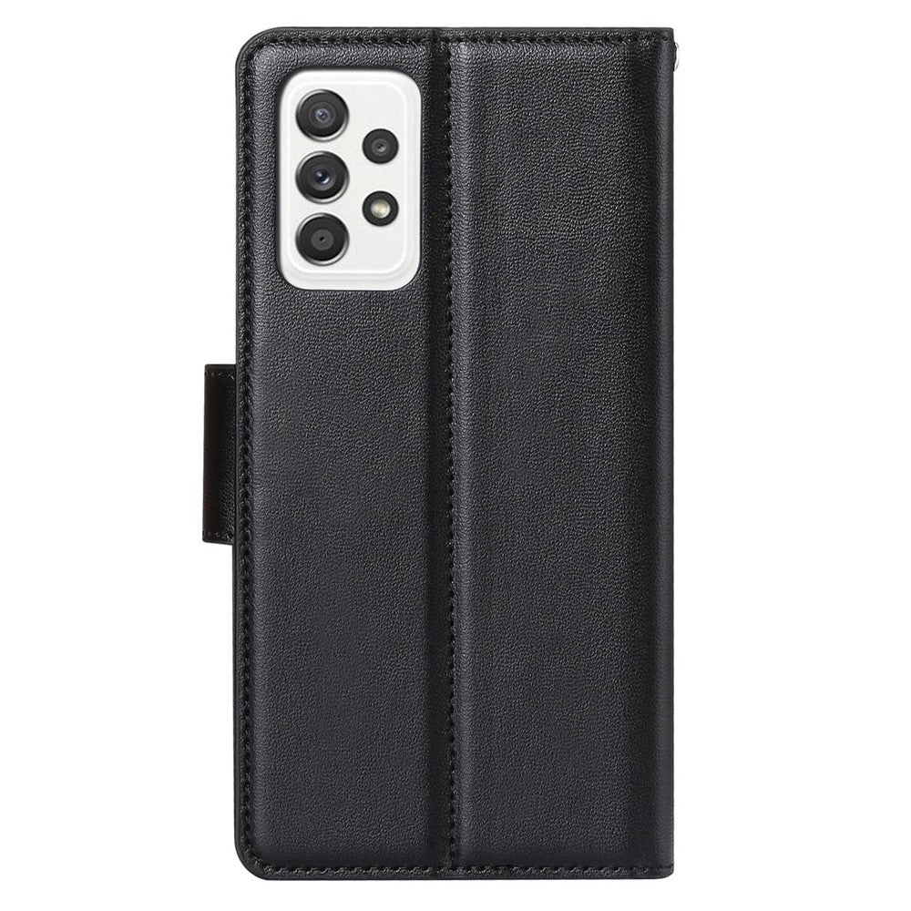 HANMAN Mill Series for Samsung Galaxy A13 4G PU Leather Flip Folio Wallet Case Shockproof TPU Inner Shell Stand Magnetic Cover