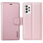 HANMAN Mill Series til Samsung Galaxy A52 4G / 5G / A52s 5G Pung Etui PU Læder Stativ Magnetisk Lukning Stødsikkert Cover