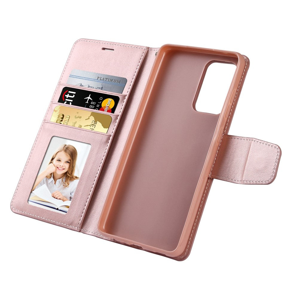 HANMAN Mill Series til Samsung Galaxy A52 4G / 5G / A52s 5G Pung Etui PU Læder Stativ Magnetisk Lukning Stødsikkert Cover