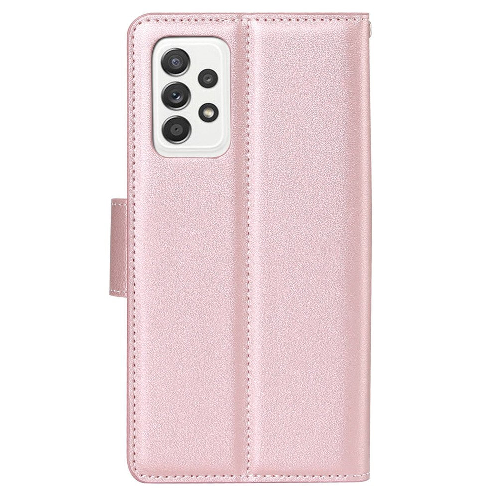 HANMAN Mill Series til Samsung Galaxy A52 4G / 5G / A52s 5G Pung Etui PU Læder Stativ Magnetisk Lukning Stødsikkert Cover