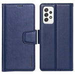 HANMAN Mill Series til Samsung Galaxy A52 4G / 5G / A52s 5G Pung Etui PU Læder Stativ Magnetisk Lukning Stødsikkert Cover