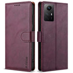 N.BEKUS CSJ-001 For Xiaomi Redmi Note 12S 4G Case Solid Color Wallet Phone Leather Cover