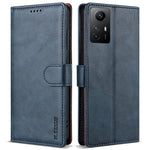 N.BEKUS CSJ-001 For Xiaomi Redmi Note 12S 4G Case Solid Color Wallet Phone Leather Cover