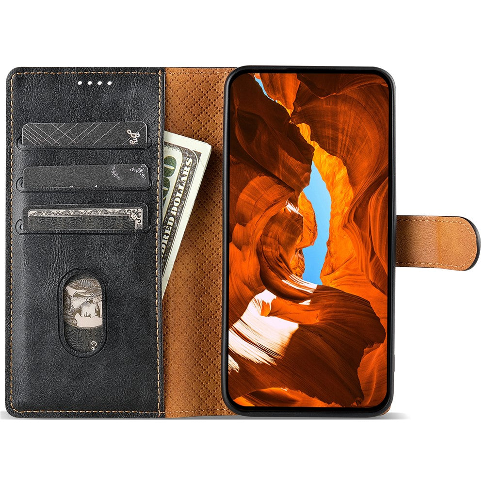 N.BEKUS CSJ-001 For Xiaomi 14 Case PU Leather Cover with Wallet Stand