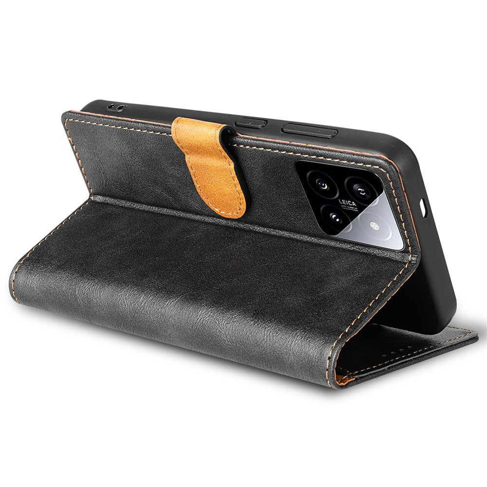 N.BEKUS CSJ-001 For Xiaomi 14 Case PU Leather Cover with Wallet Stand