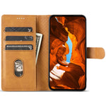 N.BEKUS CSJ-001 For Xiaomi 13T / 13T Pro Wallet Phone Case Solid Color Leather Flip Cover
