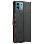 N.BEKUS CSJ-001 For Xiaomi Redmi Note 13 5G Case Solid Color Wallet Leather Phone Cover