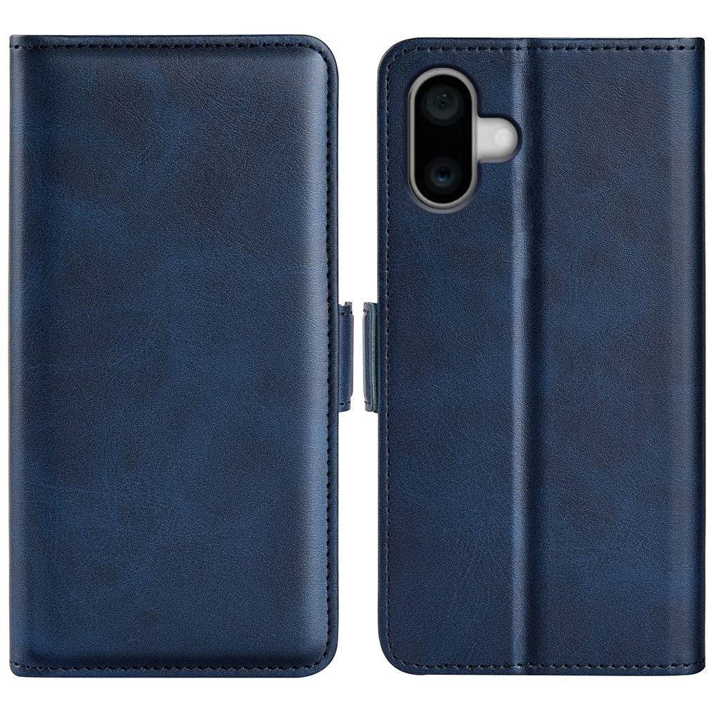 For iPhone 16 Plus Case Folio Flip Leather Wallet Stand Phone Cover