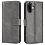 For iPhone 16 Case Calf Texture PU Leather Folio Flip Phone Wallet Cover