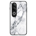 For OnePlus Nord CE4 5G Tempered Glass Case Marble Pattern Protective Phone Cover