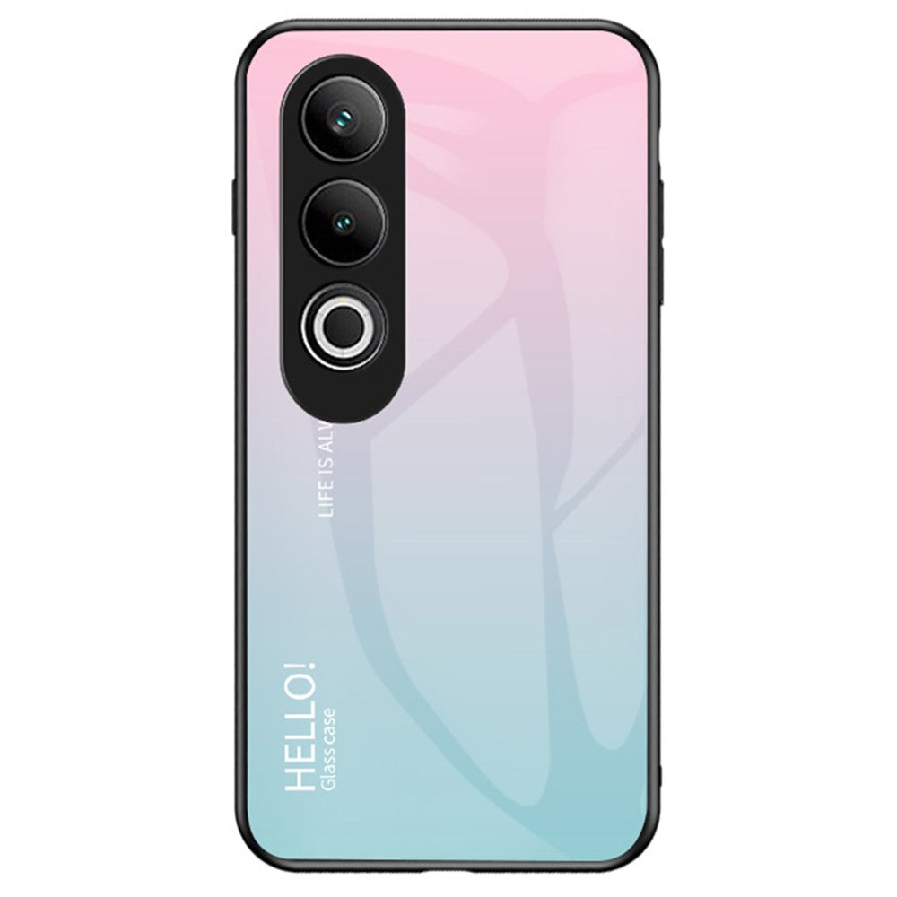 OnePlus Nord CE4 5G-skal i härdat glas med tonad färg och mobilskydd