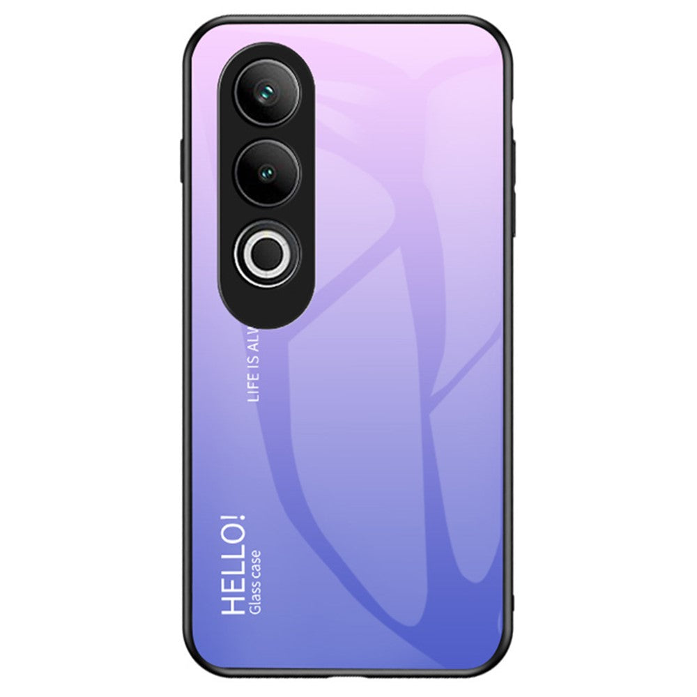 OnePlus Nord CE4 5G-skal i härdat glas med tonad färg och mobilskydd