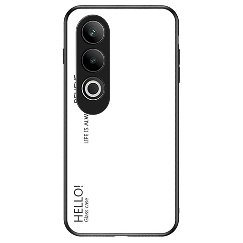 OnePlus Nord CE4 5G-skal i härdat glas med tonad färg och mobilskydd