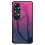 For Oppo A60 4G Case Tempered Glass+PC+TPU Phone Cover