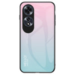 For Oppo A60 4G Case Tempered Glass+PC+TPU Phone Cover