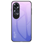 For Oppo A60 4G Case Tempered Glass+PC+TPU Phone Cover