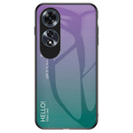 For Oppo A60 4G Case Tempered Glass+PC+TPU Phone Cover
