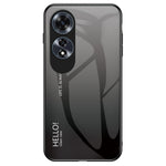 For Oppo A60 4G Case Tempered Glass+PC+TPU Phone Cover