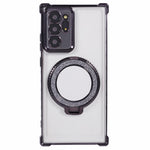For Samsung Galaxy Note20 Ultra / Note20 Ultra 5G Case Electroplating TPU Cover with Kickstand Mirror