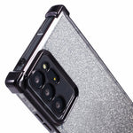 Til Samsung Galaxy Note20 Ultra / Note20 Ultra 5G Cover TPU Gradient Glitter Telefoncover Kærlighedshjerte Ramme