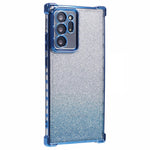 Til Samsung Galaxy Note20 Ultra / Note20 Ultra 5G Cover TPU Gradient Glitter Telefoncover Kærlighedshjerte Ramme