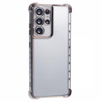For Samsung Galaxy S21 Ultra 5G Clear Case TPU Back Phone Cover Electroplating Love Heart