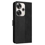 Xiaomi Redmi Turbo 3 5G / Poco F6 5G Fodral Stativ PU Läder Plånbok Flip mobilfodral