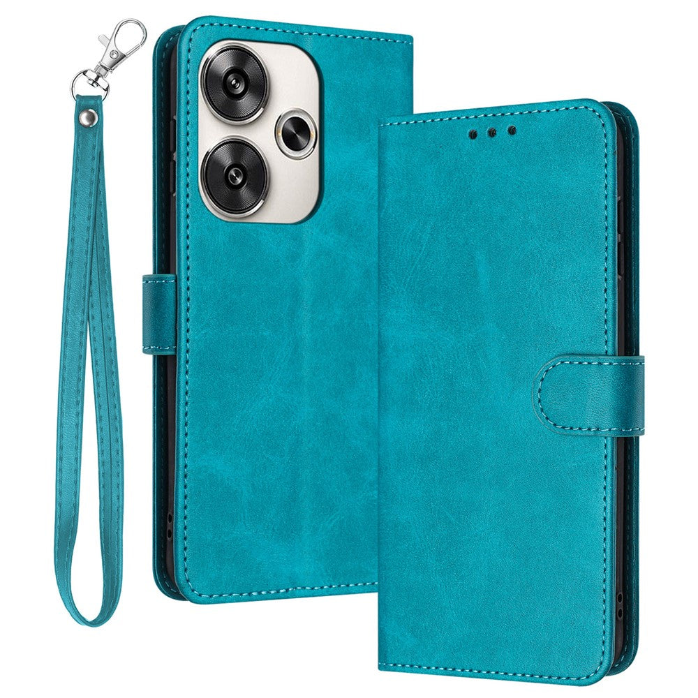 Xiaomi Redmi Turbo 3 5G / Poco F6 5G Fodral Stativ PU Läder Plånbok Flip mobilfodral